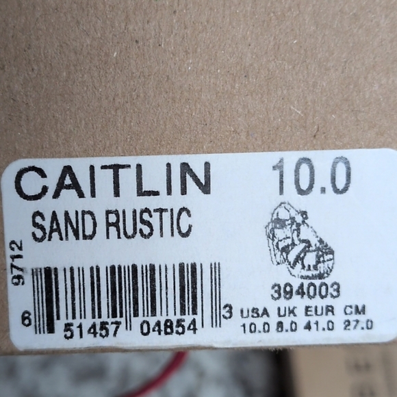 BedStu Caitlin Platform Sandals Tan Sz 10 Genuine Leather Heels - Picture 12 of 13